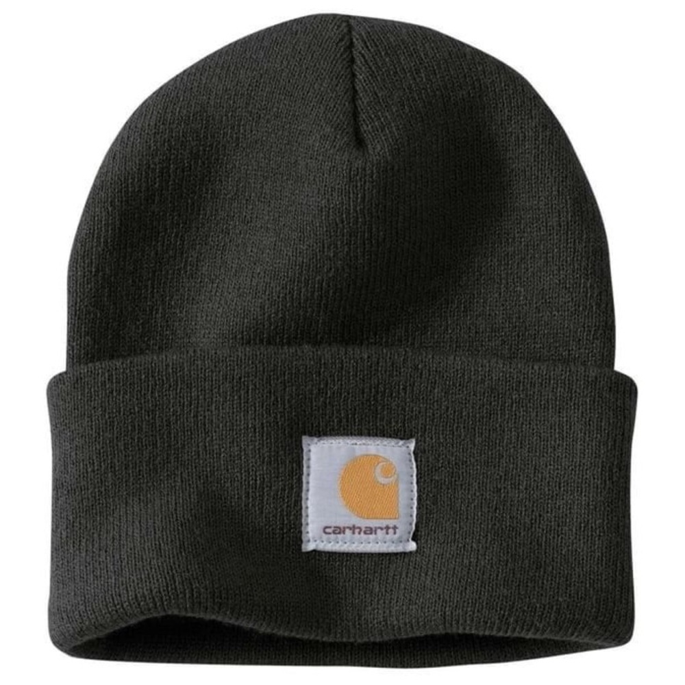 Carhartt Men's Black Acrylic Knit Hat for Cold Weather